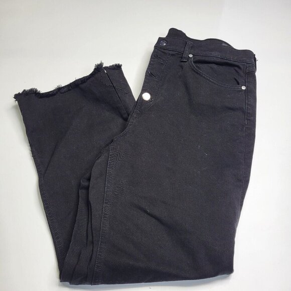 RAG & BONE Straight Jeans Men's 31x27 Black Denim‎  (Fit 31x27) **Flaw** - Picture 1 of 8
